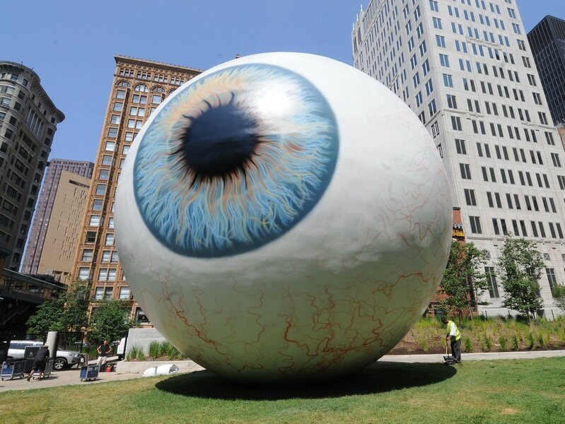 Ocular Horror: A Giant Eye is Watching Over Dallas - Atlas Obscura