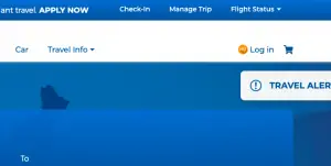 allegiant airlines homepage