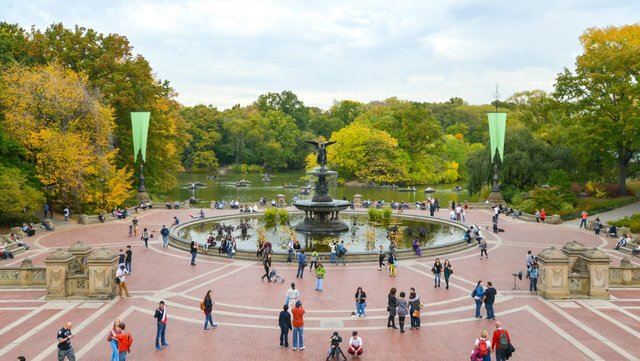 Bethesda Fountain in Central Park