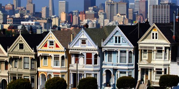Painted Ladies of San Francisco | Postcard Row Paint Colors